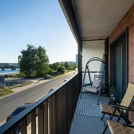 شقة Stylowy Z Parkingiem Podziemnym I Klimatyzacja Na Bulwarach Szczecinskich By Renters *