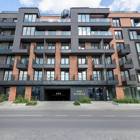 Stylowy Z Parkingiem Podziemnym I Klimatyzacja Na Bulwarach Szczecinskich By Renters 아파트
